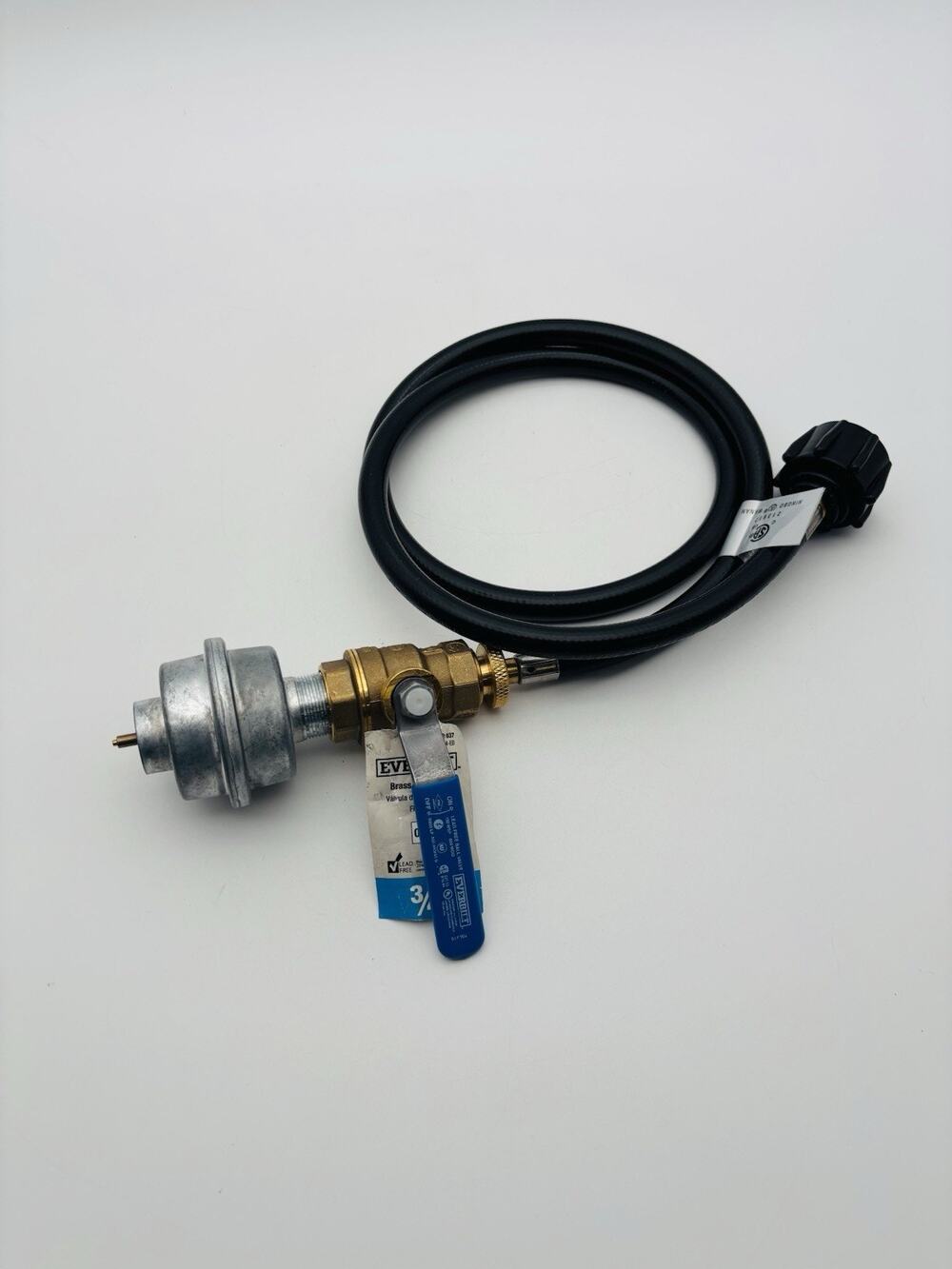 Everbilt 116-2-34-EB: 3/4" Full Port Lead Free Brass Ball Valve FIP X FIP & Hose